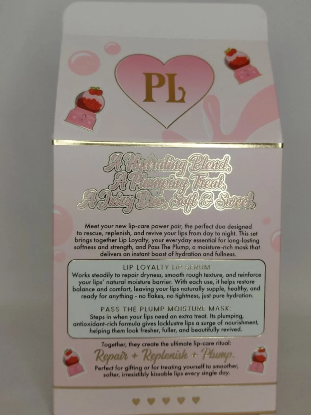 P.Louise - Sippin Pretty Lip Duo - Cherry Bubblegum